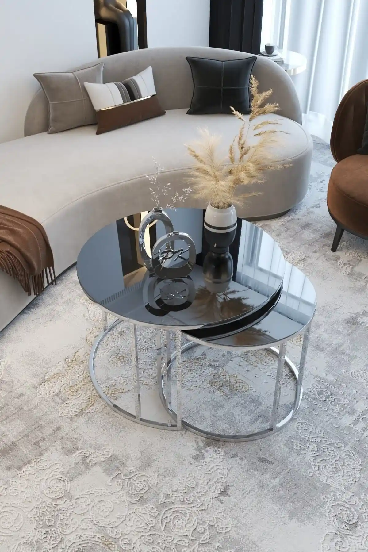 Puklife Yavrulu Orta Sehpa Modern Tasarım ve Dayanıklılık Özellikleriyle