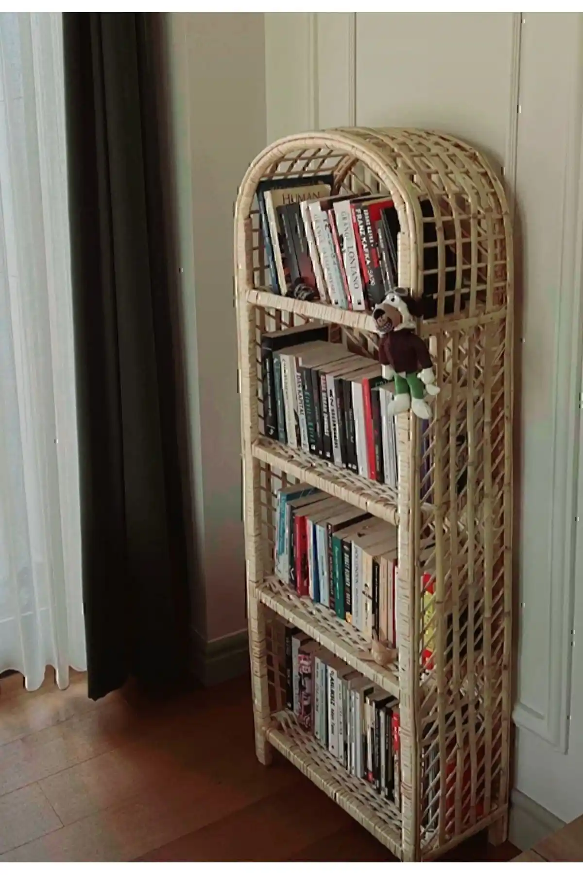 Renklidükkan 4 Bölmeli Hasır Raf ile Şık ve Dayanıklı Ev Dekorasyonu Çözümü