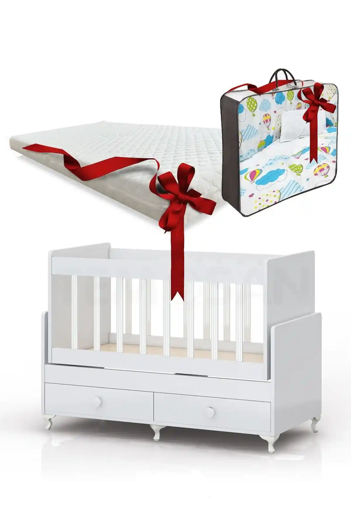 Temosan Mobilya Anne Yanı Sallanır Bebek Beşiği: Güvenli ve Modern Bebek Uyku Çözümü