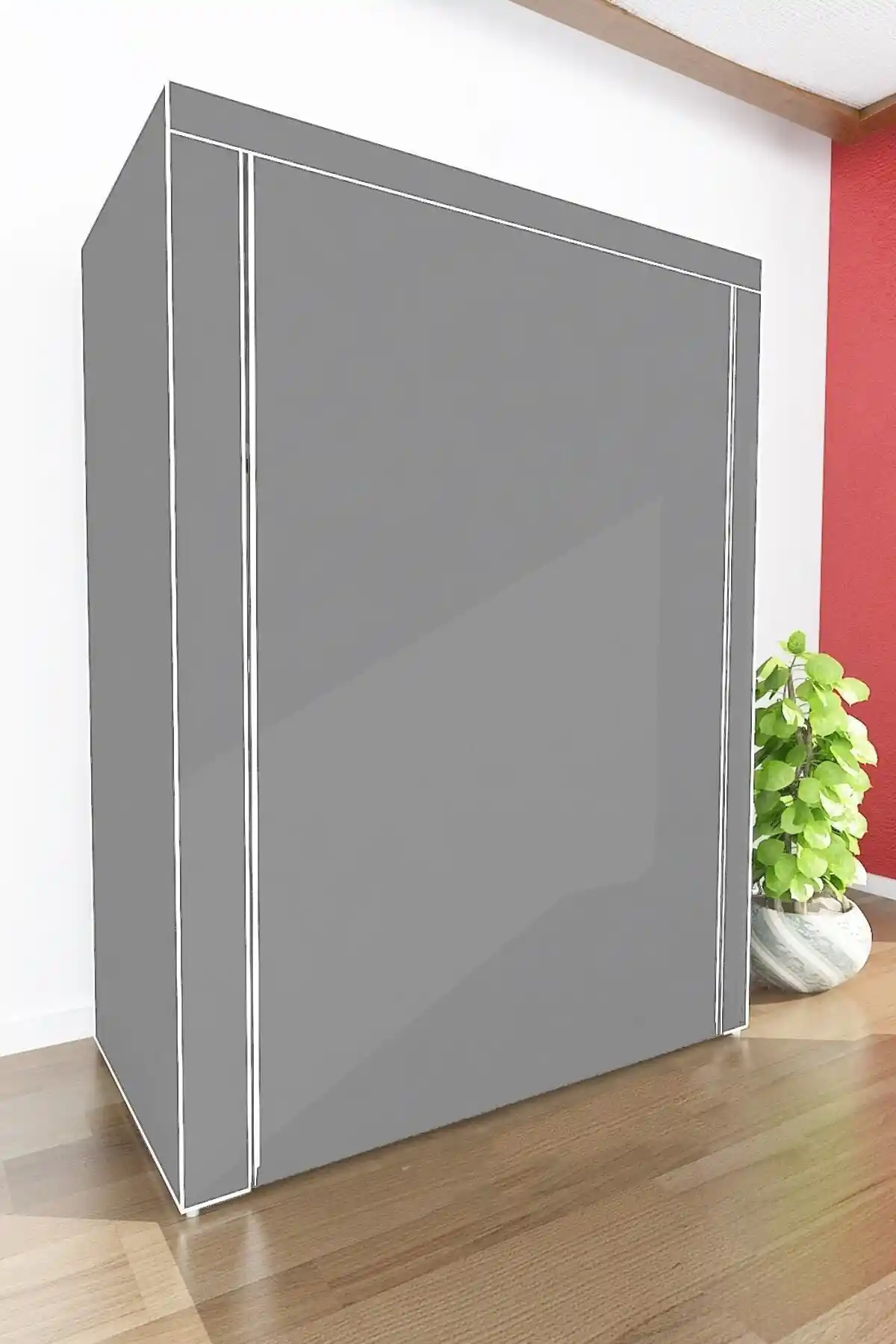 TOKKO Güçlendirilmiş Çelik Metal Raflı Yorgan Saklama Dolabı Modern ve Dayanıklı Tasarım