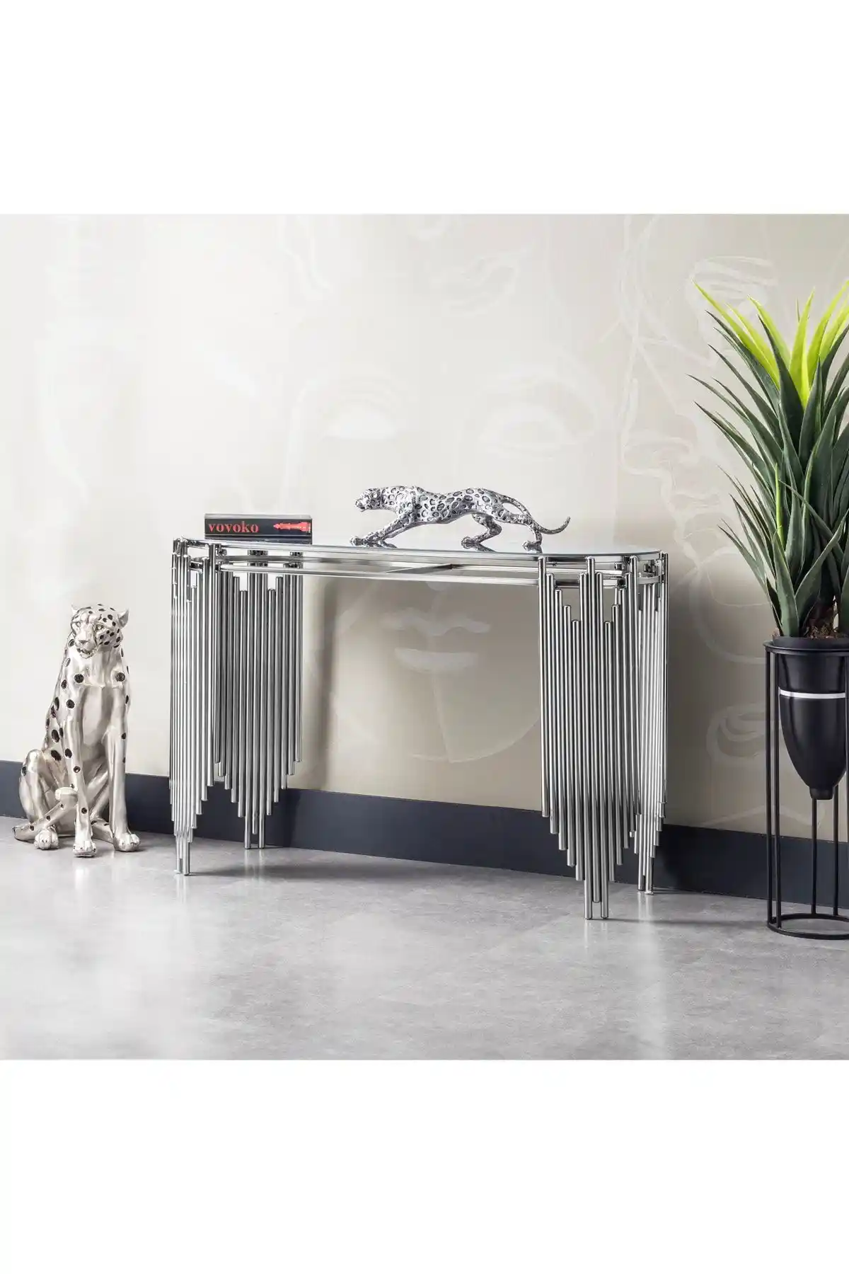 VOVOKO Piyano Model Lüx Paslanmaz Dresuar Modern ve Şık Tasarımıyla İç Mekanlara Zarafet Katar