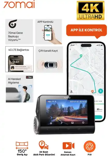 70MAI A810 ve Omni X800-2 Araç Kameraları Karşılaştırması: Özellikler ve Kullanıcı Yorumları