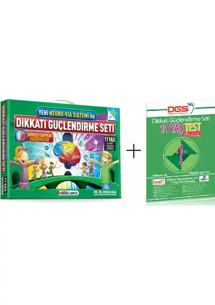 Adeda Neuro Via Dikkati Güçlendirme Setleri Karşılaştırması 9 ve 11 Yaş Çocuklar İçin Eğitim Materyalleri