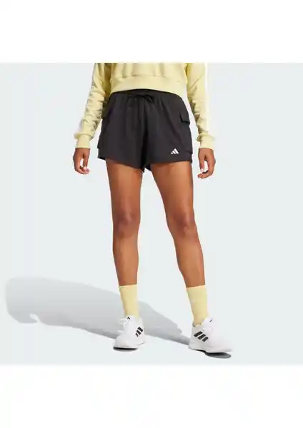 Adidas JD9944 Essentials Small Logo French Terry Kargo Şort - Rahat ve Şık Spor Giyim