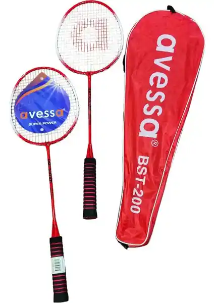 Avessa BST-200K Kırmızı Badminton Raket Seti Dayanıklı ve Hafif Tasarımıyla Öne Çıkıyor