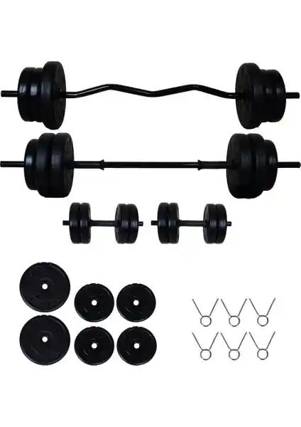 Ayın Sport 28 kg Z Bar Halter ve Ecgspor 30 kg Dambıl Seti Karşılaştırması