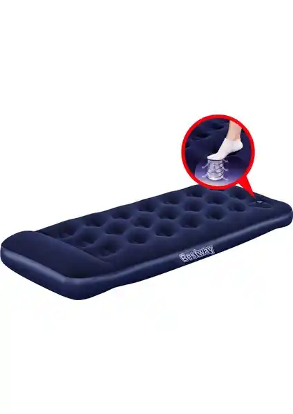 Bestway Tek Kişilik Ayak Pompalı Şişme Yatak En Uygun Fiyat ve Pratik Kullanım Özellikleriyle