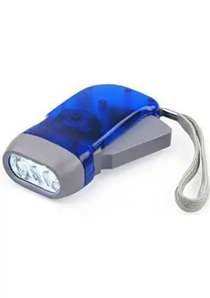 Centrepoint Dinamolu 3 LED'li El Feneri: Pilsiz ve Kendinden Şarj Edilebilir Portatif Aydınlatma Çözümü