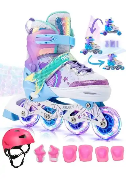 Çocuklar İçin Sportaj Patenleri Karşılaştırması: Deniz Kızı ve Siyah Inline Model Analizi