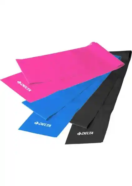 Delta 3'lü Pilates Bandı Seti ile Çok Yönlü ve Etkili Egzersizler Yapın