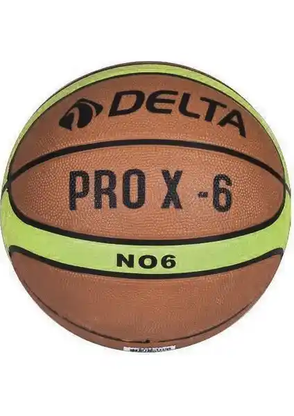 Delta Kauçuk Basketbol Topu ProX 6 Numara: Çocuklar İçin Güvenli ve Dayanıklı Spor Malzemesi