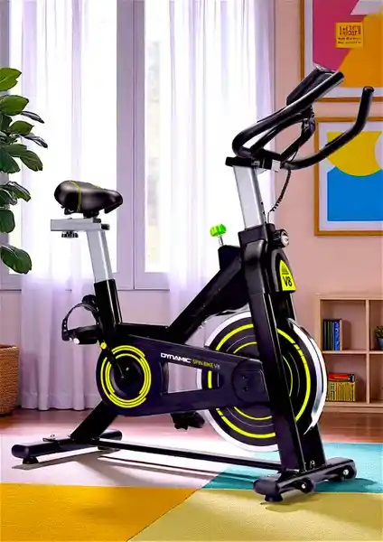Dinamik Spin Bike V8: Evde Spor Yapmak İçin Yüksek Performanslı Kondisyon Bisikleti