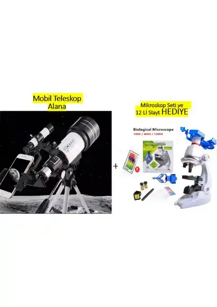 Elvinsa Mobil ve Mikroskop Seti: Çok Yönlü Gözlem ve Keşif Aracı