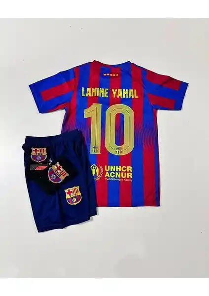 FC Barcelona 2025/26 Çocuk Forması Seti Modern Tasarım ve Yüksek Kaliteyle Sunuluyor