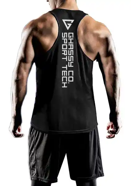 Ghassy Co. Erkek Dry Fit Y-Back Sporcu Atletleri Performans ve Konfor Odaklı