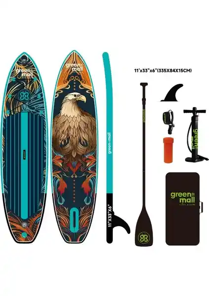 Greenmall Where Eagle Dares Paddle Board: Dayanıklı ve Çok Yönlü Su Sporları Ekipmanı