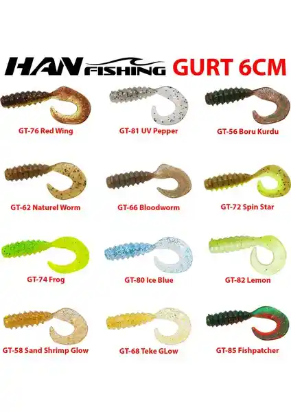 Han Fish Gurt 6cm: Çok Yönlü ve Dayanıklı Balıkçılık Yemi Ürünü Hakkında Detaylar