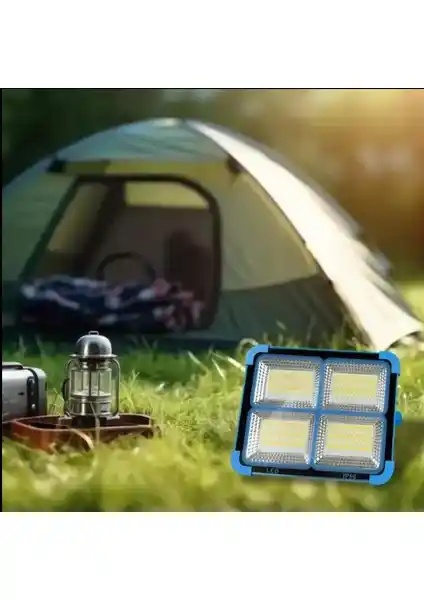 Hightek 200W LED Portatif Solar Projektör: Çok Fonksiyonlu ve Çevre Dostu Aydınlatma Çözümü