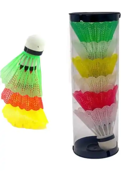 Hnsport 6'lı Plastik Başlıklı Badminton Topu Seti Uygun Fiyatlı ve Dayanıklı