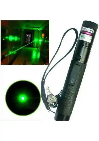 Kama Yeşil Lazer Pointer 1000mW Şarjlı, Zoom ve Güvenlik Özellikleri ile Profesyonel Kullanım