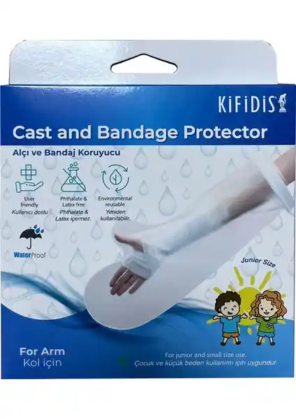 Kifidis Home Çocuklar İçin Su Geçirmez Alçı ve Bandaj Koruyucu Ürün Tanıtımı