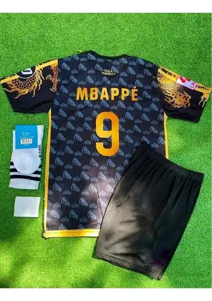 Kylian Mbappe Temalı Çocuk Futbol Forması Seti 2024/25 Yeni Sezon Koleksiyonu