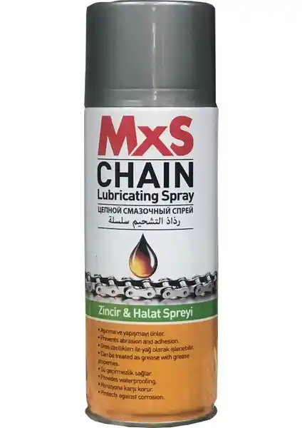 MxS Bisiklet Zincir Yağı 400 ml yüksek performanslı koruma ve uzun ömür sağlar