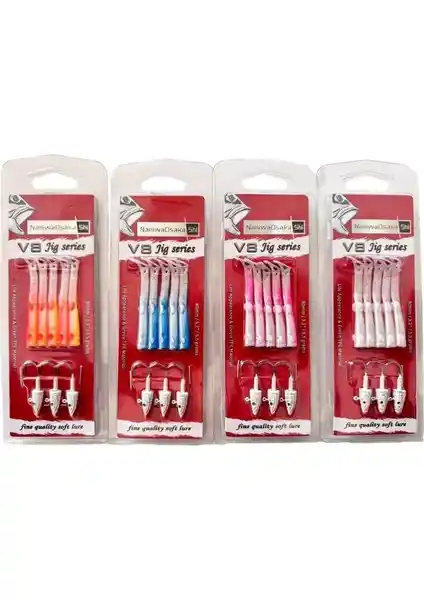 Osaka Naniwaosakashi V8 Jig Serisi: Yüksek Performanslı Silikon Balık Yemi