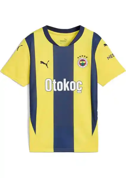 Puma FSK Home Jersey Replica J Sarı Çocuklar İçin Şık ve Konforlu Futbol Forması