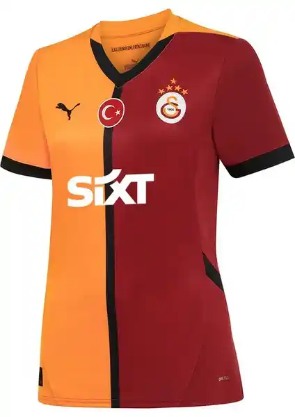Puma Galatasaray 2024/25 İç Saha Kadın Kırmızı Futbol Forması Performans ve Şıklık Bir Arada