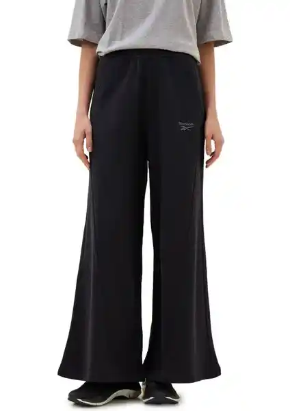 Reebok Kadın Siyah Yüksek Bel Eşofman Altı Modern ve Konforlu Tasarım