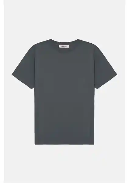 Reflect Studio Antrasit Basic Premium T-Shirt ile Şıklık ve Konforun Birleşimi