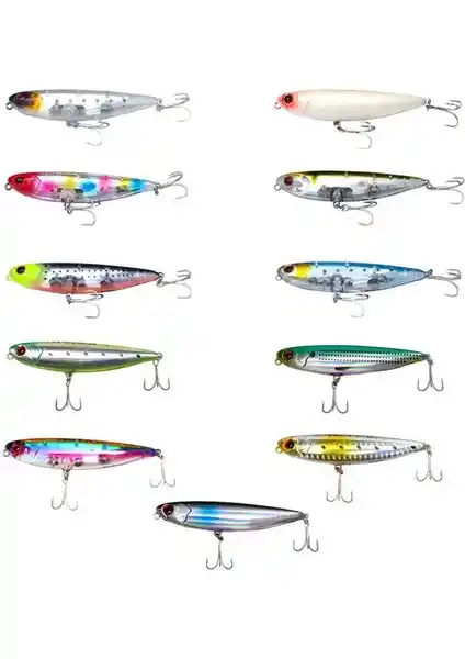 Ryuji Dog Strike 9 cm 11 gr Su Üstü Maket Balık Balık Avı İçin Tasarlanmış Performanslı Ürün