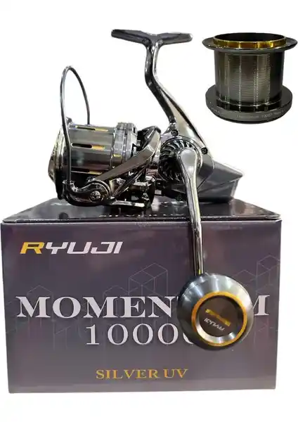 Ryuji Momentum 10000 Silver UV 11+1BB Surf Olta Makinesi: Güçlü ve Dayanıklı Balıkçılık Ekipmanı