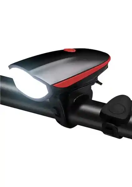 Schulzz Xml-T6 LED Bisiklet Feneri Güçlü Işık ve Yüksek Sesli Uyarı Sistemiyle Güvenli Sürüş