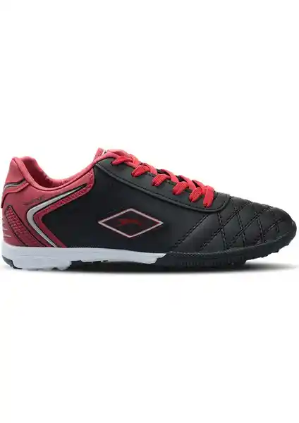 Slazenger HUGO HS Erkek Halısaha Futbol Ayakkabısı Siyah ve Kırmızı Renk Seçenekleriyle Performans ve Tasarım