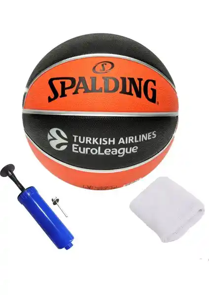 Spalding TF-150 Euroleague Kauçuk Basketbol Topu: Dayanıklı ve Yüksek Performanslı Oyun Ekipmanı