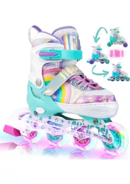 Sportaj Unicorn Işıklı Paten: Çocuklar İçin Renkli ve Güvenli Kayma Deneyimi