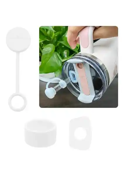 Stanley Quencher Uyumlu 3’lü Silikon Seti Günlük Kullanım ve Seyahat İçin Pratik Çözüm
