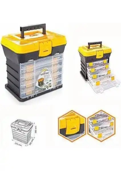 Super-Bag 2089 Organizerli Balıkçı Çantası: Dayanıklı ve Çok İşlevli Taşıma Çözümü