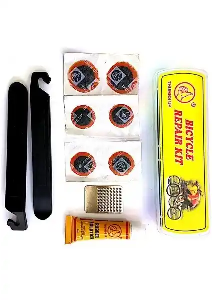 THUMPS UP Bisiklet Lastik Tamir Yama Seti Levyeli: Pratik ve Dayanıklı Tamir Çözümü