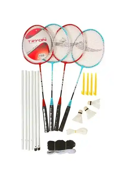 Tryon Ağ Dahil Badminton Raket Seti: Dayanıklı ve Ergonomik Tasarımıyla Spor Keyfi