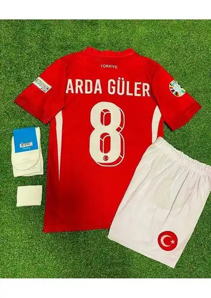 Türkiye Euro 2024 Milli Takımı Çocuk İç Saha Formaları Seti Güçlü ve Şık Tasarım
