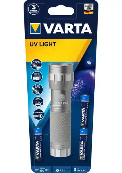 Varta 15638 UV Işık Feneri: Güçlü ve Çok Yönlü UV Aydınlatma Çözümü