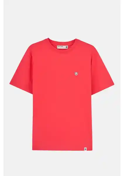 WWF Market Panda Hafif Pamuk Tişört Nar Çiçeği Renkli Doğa Dostu Giyim