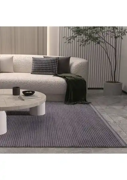 Cool Halı Vetrina 3604 Antrasit Modern ve Dayanıklı Dekoratif Halı Seçeneği
