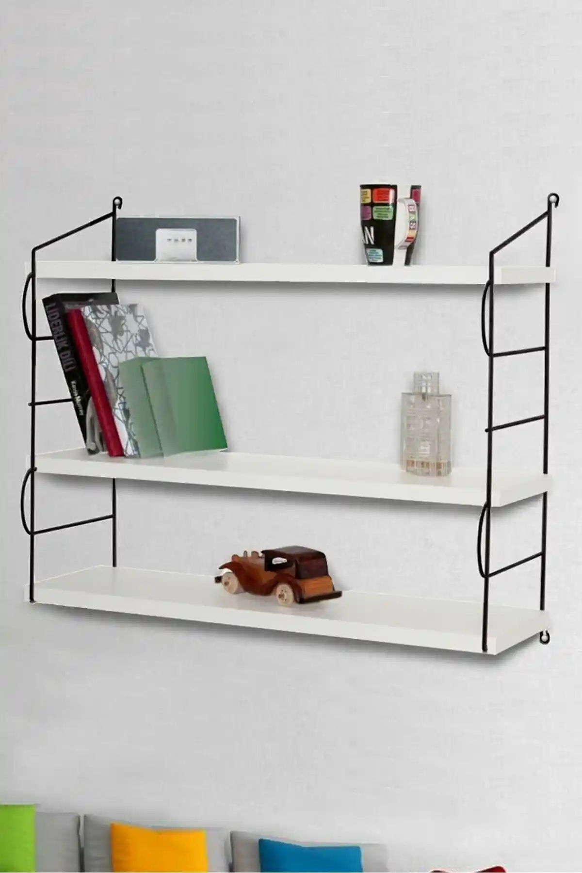 Decorel 3 Katlı Duvar Rafı Modern ve Dayanıklı Tasarımıyla Çok Yönlü Kullanım İmkanı Sunar