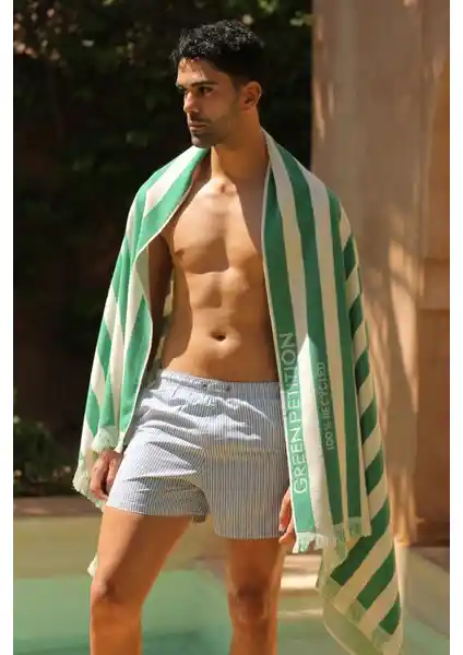 Doğa Dostu Delmor Lime Plaj Havlusu: Sürdürülebilir ve Konforlu Tasarım