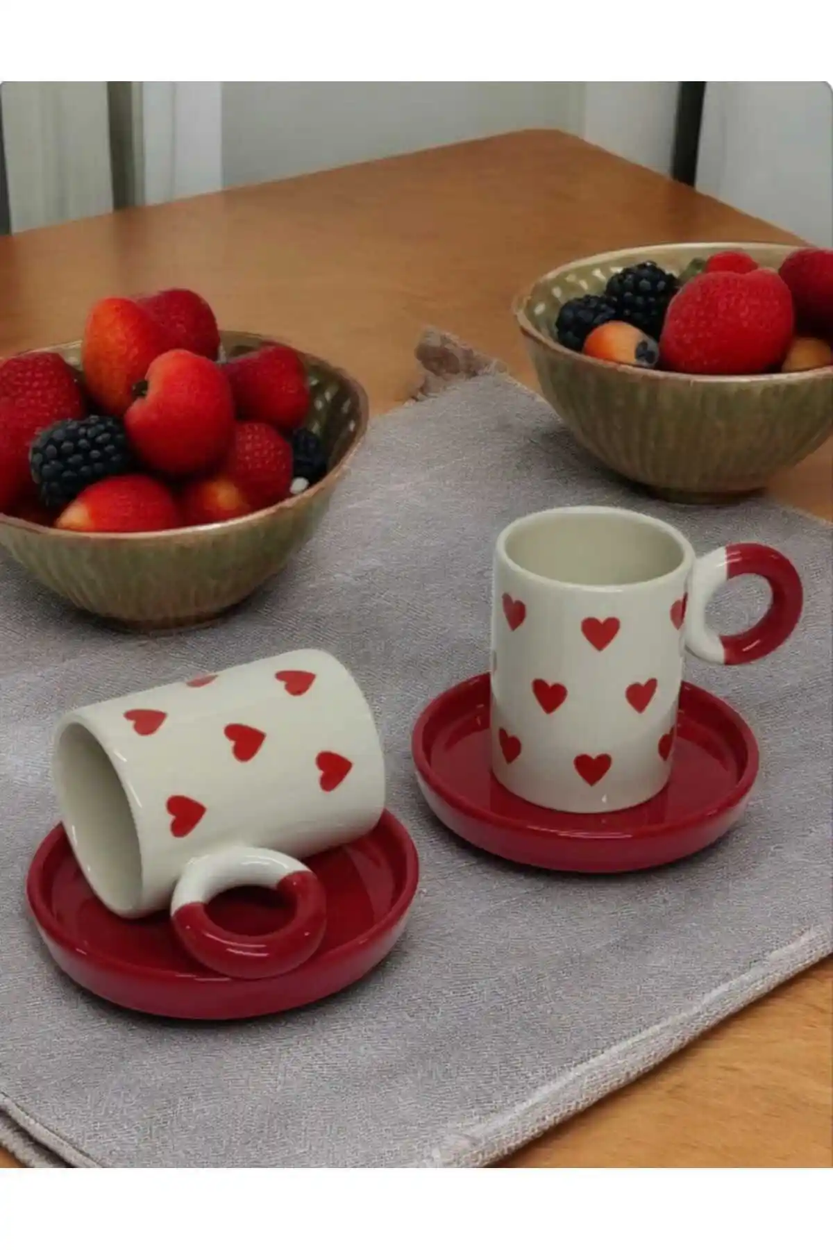 Fortuna Silindir Kahve Fincan Takımı Modern Tasarım ve Dayanıklılık Özellikleriyle