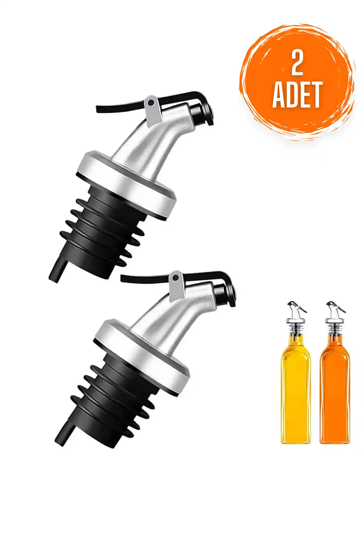 Fresh Moon Çiftli Yağdanlık Ucu Seti Güvenli ve Pratik Mutfak Kullanımı İçin